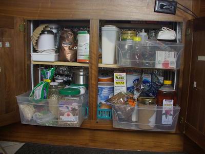 RV Storage, Food, Pass Thru, Bins and Tots, Hidden